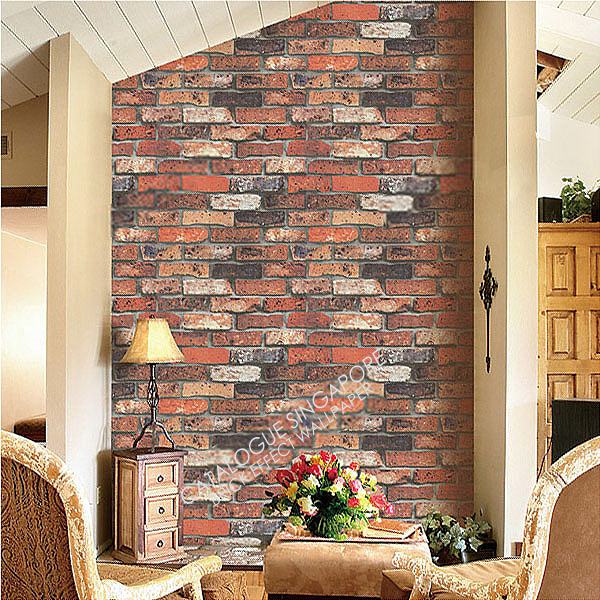 Brick wall paper